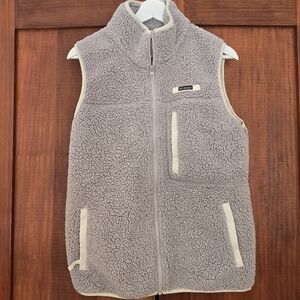 Columbia Gray Sherpa Fleece Vest